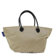 Burberry Vintage Pre-owned Nylon handvskor Beige, Dam