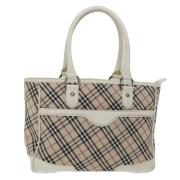 Burberry Vintage Pre-owned Canvas handvskor Beige, Dam