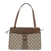 Gucci Vintage Pre-owned Laeder gucci-vskor Beige, Dam