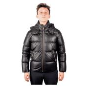 Mackage Noir Vadderad Läderjacka Black, Herr