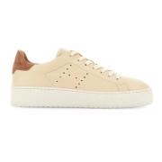 Hogan Vintage Stil Beige Sneakers Beige, Dam