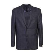 Corneliani Blå ytterkläder för män Aw24 Blue, Herr