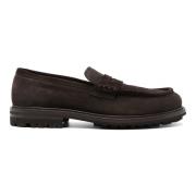 Henderson Bruna Mocka Loafers för Män Brown, Herr