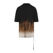 Rick Owens Svart T-shirt Aw24 Multicolor, Herr