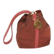 Dior Vintage Pre-owned Nylon dior-vskor Red, Dam