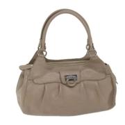 Salvatore Ferragamo Pre-owned Pre-owned Laeder axelremsvskor Beige, Da...