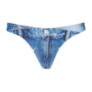 Chiara Ferragni Collection Stiligt Bikini Underdel Blue, Dam