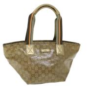 Gucci Vintage Pre-owned Canvas gucci-vskor Yellow, Dam