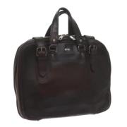 Balenciaga Vintage Pre-owned Laeder portfljer Brown, Dam