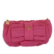 Prada Vintage Pre-owned Nylon necessrer Pink, Dam