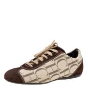 Carolina Herrera Pre-owned Pre-owned Canvas sneakers Brown, Dam