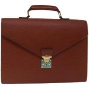 Louis Vuitton Vintage Pre-owned Laeder portfljer Brown, Dam