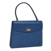 Louis Vuitton Vintage Pre-owned Laeder handvskor Blue, Dam