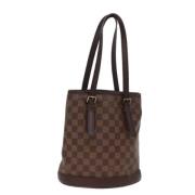 Louis Vuitton Vintage Pre-owned Canvas axelremsvskor Brown, Dam