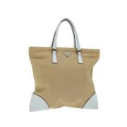 Prada Vintage Pre-owned Bomull handvskor Beige, Dam