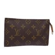 Louis Vuitton Vintage Pre-owned Canvas necessrer Brown, Dam