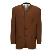 Magliano Brun Enkel Bröst Blazer Aw20 Brown, Herr