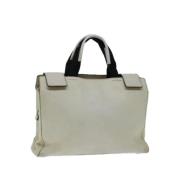 Prada Vintage Pre-owned Laeder handvskor White, Dam