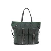 Prada Vintage Pre-owned Nylon prada-vskor Green, Dam