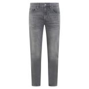 7 For All Mankind Slim Fit Jeans Gray, Herr