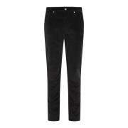 7 For All Mankind Slimmy Corduroy Vasal Black Jeans Black, Herr