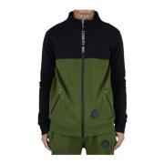 Cerruti 1881 Svart Zip Tröja - Argeles Green, Herr