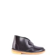 Clarks Svart Läderstövel Elegant Stil Black, Dam