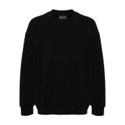 Emporio Armani Stilig Sweatshirt i Svart Aw24 Black, Herr