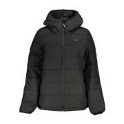 Fila Stilig Hoodie med Logotyp Black, Dam