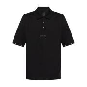 Givenchy Pikétröja med broderidetaljer Black, Herr