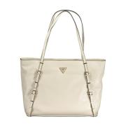 Guess Levia Handväska med Flera Fickor Beige, Dam