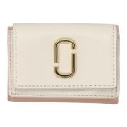 Marc Jacobs Färgblock Tri-Fold Plånbok Rose Multi Multicolor, Dam