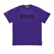 Octopus Lila Logo Tee Kortärmad Purple, Herr