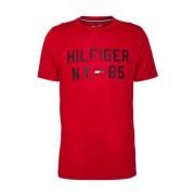 Tommy Hilfiger Sport Logo T-shirt - Röd Red, Herr