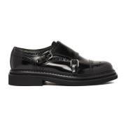 Dolce & Gabbana Svarta platta skor Elegant stil Black, Herr