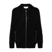 Alexander McQueen Svart Sweatshirt Aw24 Herrmode Black, Herr