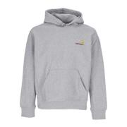 Carhartt Wip Grå Hoodie Amerikansk Skrift Gray, Herr