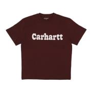 Carhartt Wip Bubble Tee Soft Fit Crew Neck Brown, Dam