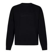 Dsquared2 Svart Crew Neck Sweater Aw24 Black, Herr