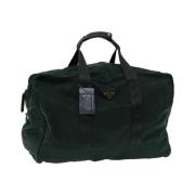 Prada Vintage Pre-owned Nylon prada-vskor Green, Dam