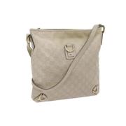 Gucci Vintage Pre-owned Canvas gucci-vskor Beige, Dam