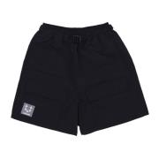 Usual Trek Shorts Svart Lättviktsmaterial Black, Herr