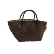 Burberry Vintage Pre-owned Nylon handvskor Brown, Dam