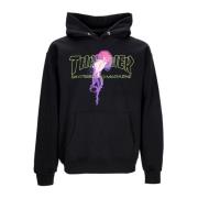 Thrasher Svart Atlantic Drift Hoodie Herr Sweatshirt Black, Unisex