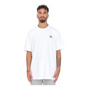 Adidas Originals Klassisk Trefoil Logo Vit T-shirt White, Herr