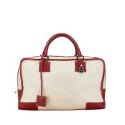 Loewe Pre-owned Pre-owned Canvas handvskor Red, Dam