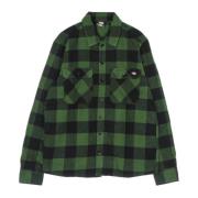 Dickies Grön Flanell Långärmad Skjorta Green, Herr