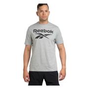 Reebok Identitet Stor T-shirt Gray, Herr