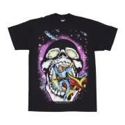 HUF Avengers Skull Tee Svart T-shirt Black, Herr