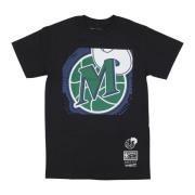 Mitchell & Ness NBA Big Face Tee Svart Black, Herr